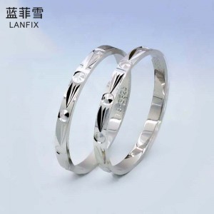 S925 gioielli in argento moda CNC auto coda fiore anello semplificato squisito gioielli giapponesi e coreani